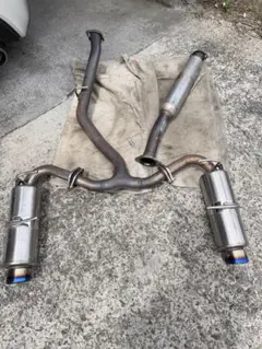 v37スカイライン IMPULブラストⅡマフラー 中間 リアピースセット