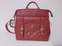 Pom ponetteリュックサック レッドのサムネイル