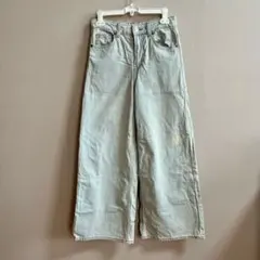 h&m ワイドレッグデニム