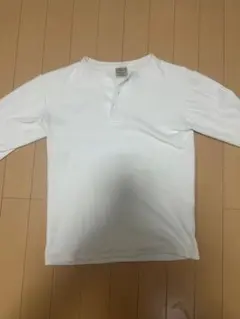 AVIREX U.S.A. ホワイト ヘンリーネック Tシャツ S サーマル
