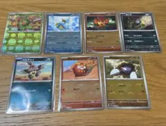 モンスターボールミラー7枚セット ブラックボルト ホワイトフレア