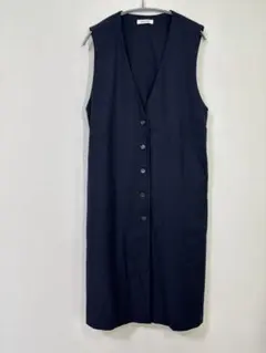 ロングベスト青