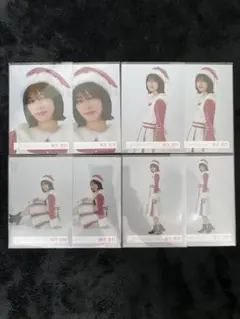 櫻坂46生写真 藤吉夏鈴 2024年クリスマスサンタ衣装 コンプ×2