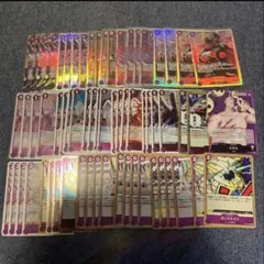 ワンピースカード　紫エネル　デッキ　パーツ
