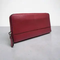 COACH コーチ レザーラウンドファスナー長財布 ピンク 上品レディース