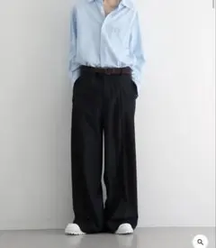 NEONSIGN Anatomic straight slacks "NAVY"のサムネイル