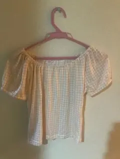 【断捨離】引退セールめちゃ安い【16】 colzaオフショルダーシャツ Mサイズ