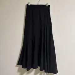 グレイル　アシンメトリーフレアロングスカート 黒　Mサイズ　コーラス等にも