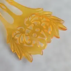 鼈甲カラー　かんざし　簪　アラベスク文様　929　髪飾り　櫛　和装　浴衣　着物