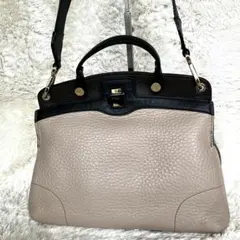 FURLA　フルラ　ハンドバッグ　ワンショルダー　ピンクベージュ　本革　２way