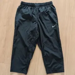 NIKE トラックパンツ ネイビー フルレングス ロゴ メッシュ ナイロン