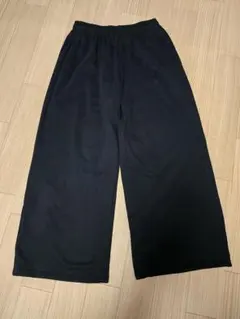 スウェット ワイドパンツ