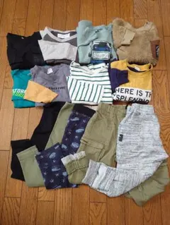 男の子秋冬まとめ売り　110cm　13点セット