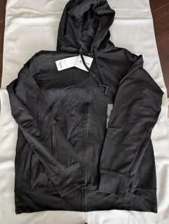 エアリズムUVカットフルジップパーカ長袖XL Black