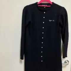 お値下！アニエスベー　黒ボタン付きワンピース 10ans 130 140