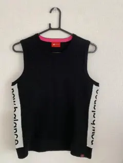 ニューバランス　ゴルフウェア　レディース　ベスト　ブラック