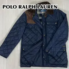 ☆希少☆ポロバイラルフローレン 中綿入 キルティングジャケット M ネイビー