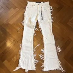 フレアデニム ホワイト