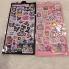 クロミ　ハローキティ　ボンボンドロップシール　くろみちゃん可愛いシール