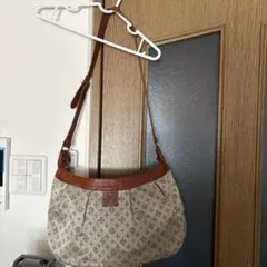 russet モノグラム柄ショルダーバッグ/ベージュ