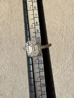 最終値下げ！エメラルドカットリング 約9号