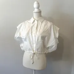 zara ワイドスリーブブラウス