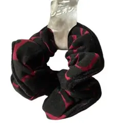 ピンクアニマル ベルベットシュシュ