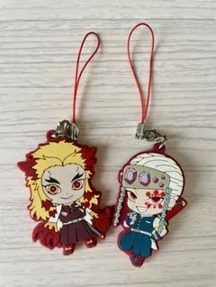 鬼滅の刃 ラバーストラップ 2個セット