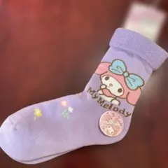 My Melody 薄紫色ソックス