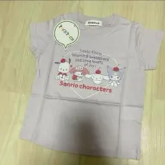 新品サンリオ半袖Tシャツベビー90cmラベンダー女の子向けマイメロクロミちゃん