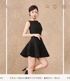 Darich シルエットフレアミニワンピース