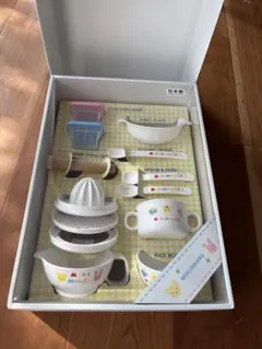 【未使用】ミキハウス 離乳食 食器セット 日本製 MIKI HOUSE 出産祝い
