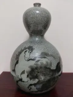 古い相馬焼 瓢箪 花瓶 特大！ 古い相馬焼 瓢箪 花瓶 特大！ - メルカリ