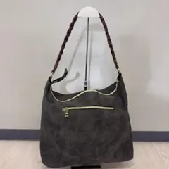 4 BELLUNA編みハンドルタッセルショルダー 美品 ダークグレーのサムネイル