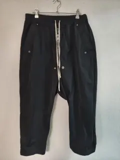 Rick Owens 20AW ベラクロップドパンツ ブラック48のサムネイル
