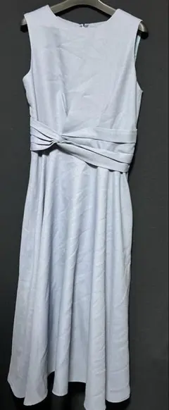 N6 a.v.v ライトブルー ノースリーブ ひざ丈ワンピース