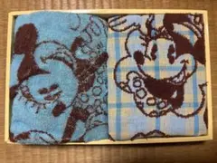 ミッキーマウス ミニーマウス フェイスタオルセット