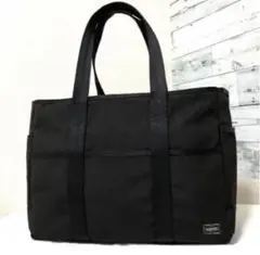 極美品！ポーター ハイブリッド トートバッグ A4可 大容量 ハンドバッグ