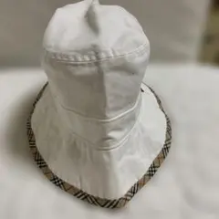 ☆未使用品☆【BURBERRY 】 リバーシブル ハット つば広 ノバチェック