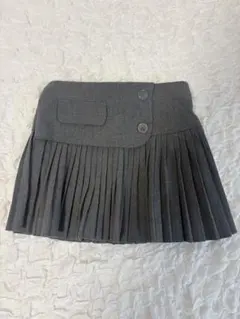 グレー プリーツスカート ZARA