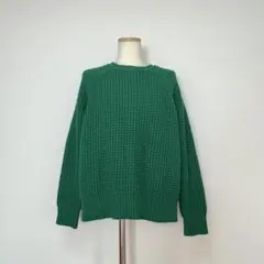 ROSE BUD ローズバッド ニット セーター アルパカ 緑 フリーサイズのサムネイル