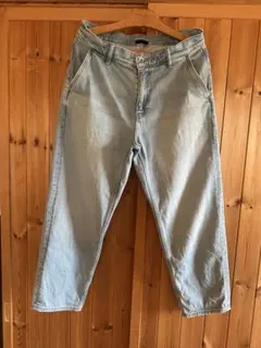 ユニクロ リラックスアンクルジーンズ ワイドフィット Ｍ 2024