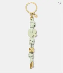 kate spade スペードロゴ エナメルノットバッグチャーム