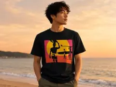 ぽあろん様専用 サーフボード柄 半袖Tシャツ ホワイト - メルカリ