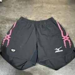 Mizuno 卓球ショートパンツ 黒/ピンク