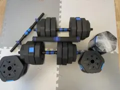 【引き取り限定】可変式ダンベル 40kg（20kg×2）＋25.5kgプレートのサムネイル