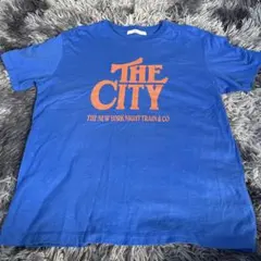 THE CITY 半袖 Tシャツ ブルーのサムネイル