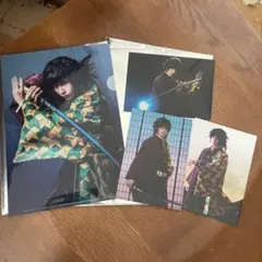 舞台　鬼滅の刃　ランダムクリアファイル、ブロマイド　冨岡義勇セット