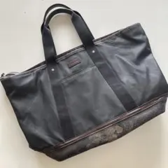 COACH F70832 ウィークエンド トートバッグ カモフラ柄 ポーチ付