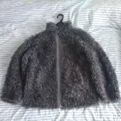 【未使用に近い】SLY スライ ボアブルゾン 冬アウター グレー 25AW新作